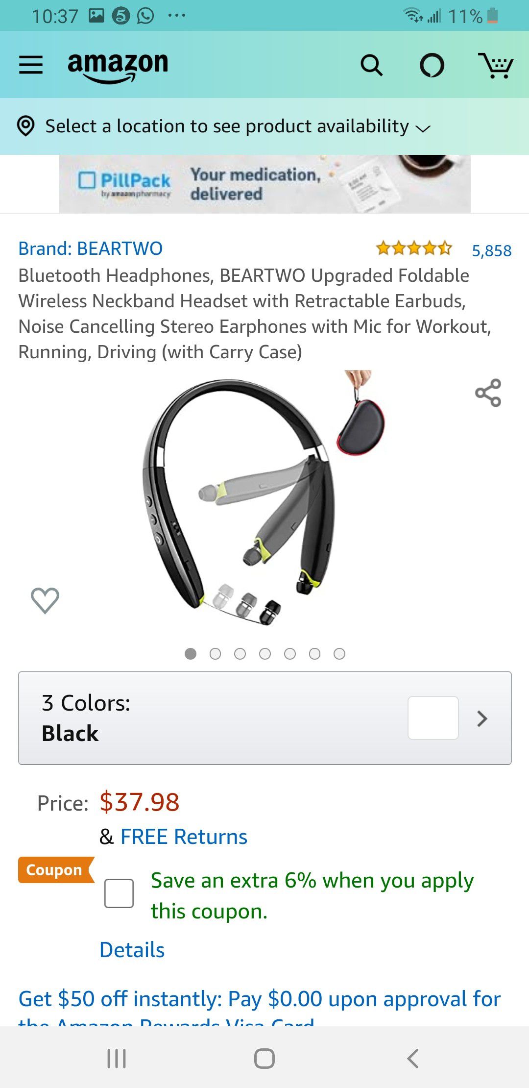 Bluetooth headphones beartwo