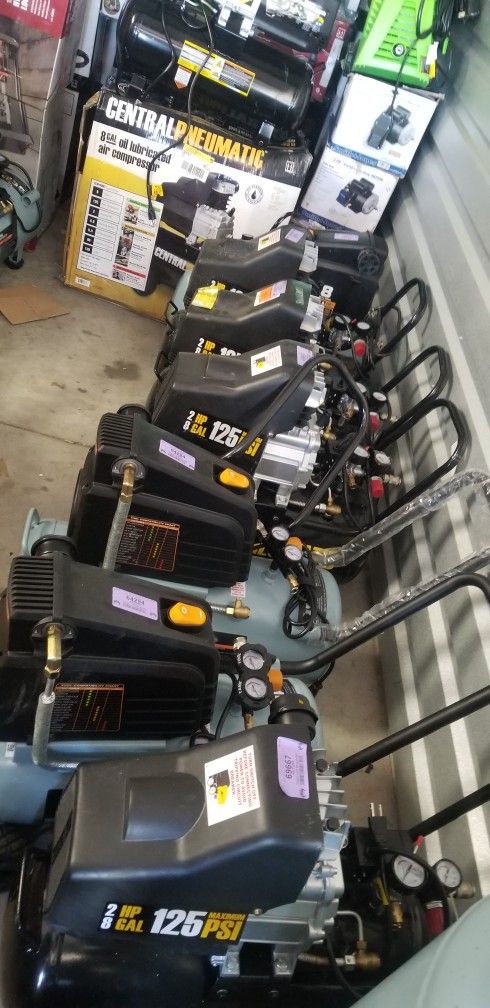 8 Gallon McGraw compressor, Pneumatic Compressor