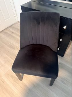 Vanity Suede chair