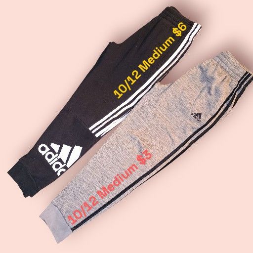 BOYS 10/12 ADIDAS SWEATS