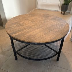 36 inch round coffee table