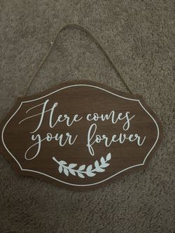 Wedding sign