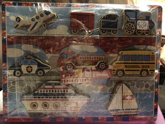 Vintage wooden puzzles lot of 3