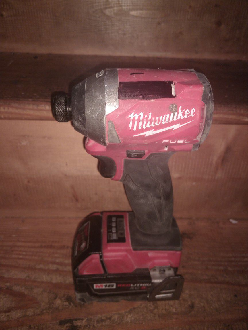 Milwaukee's Impact Drill with Battery