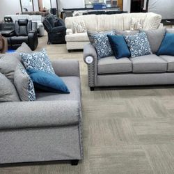 💥🆕Fabric Sofa And Loveseat. 💥Get It Home Now For Only $49 And Pay Later Without Credi. Same day Delivery 