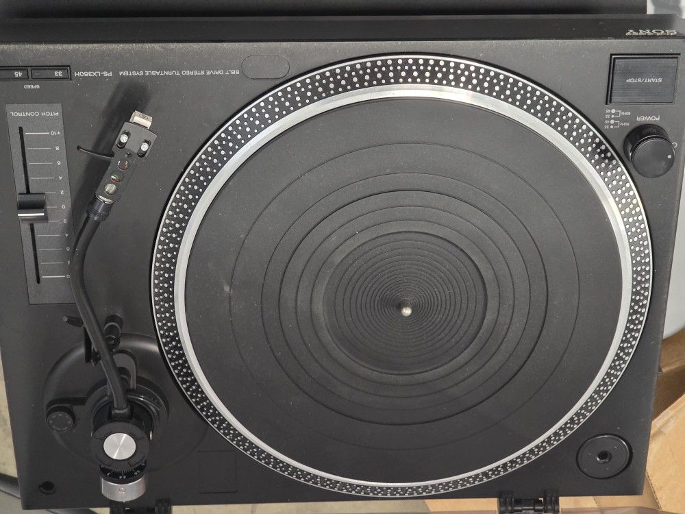 Sony TURNTABLE RECORD PLAYER, NEVER USED