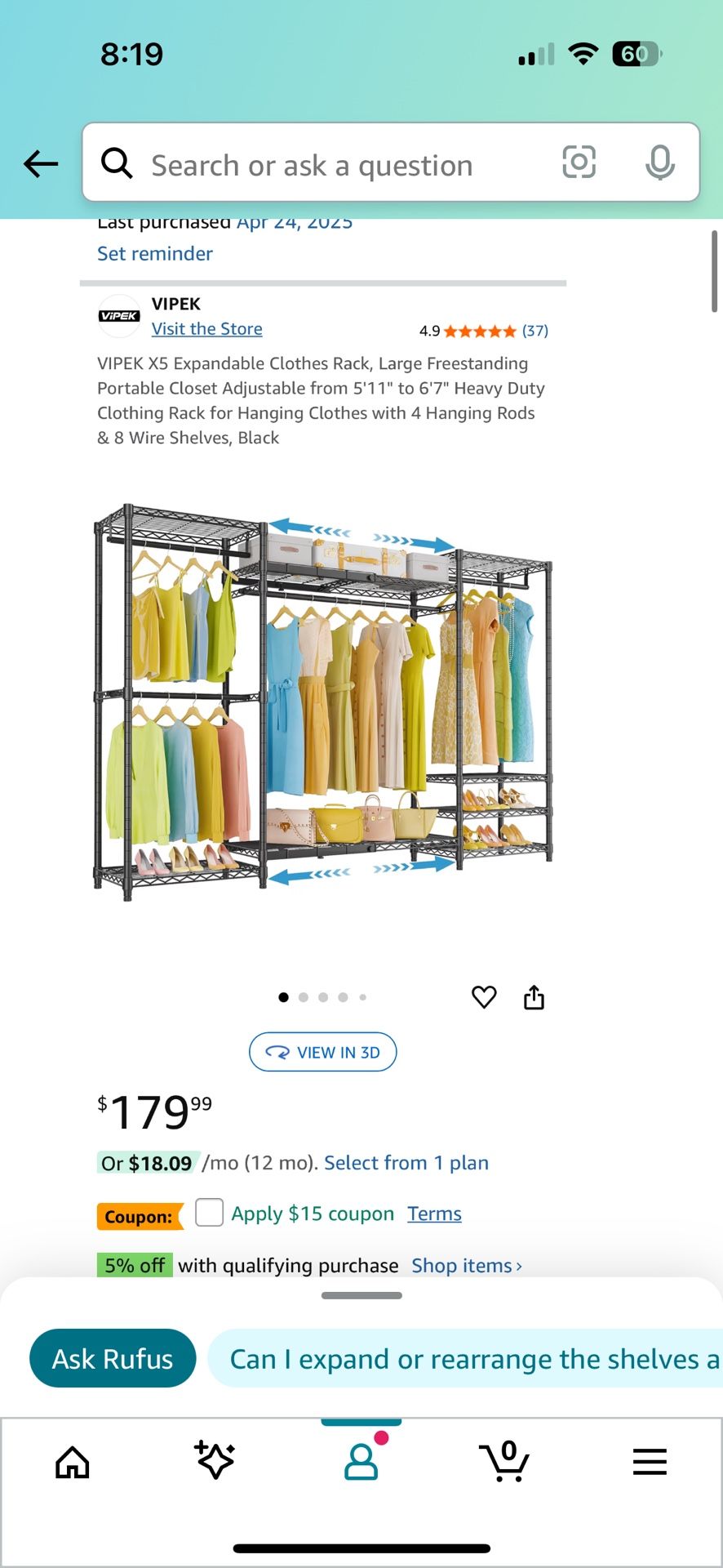 Closet Organizer