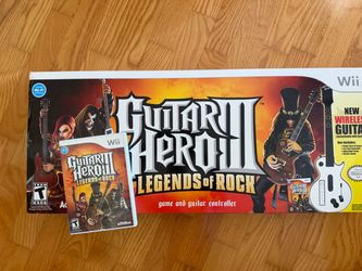 Guitar Hero III Legends of Rock Wii Bundle