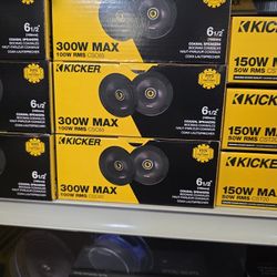 Kicker 6.5" Pair Of Speakers 