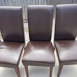 Leather chairs