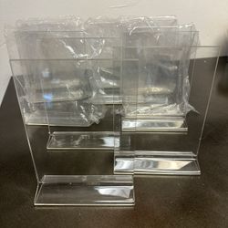 Clear Plastic Table Tents NEW 