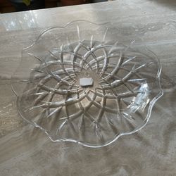 NEW Crystal Platter 14”