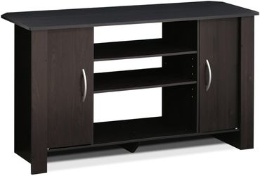 Easy To Assemble TV Stand Entertainment Center, Espresso