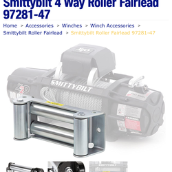 Smittybilt 4 Way Roller Fairlead
