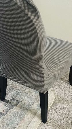 4 Chairs With Covers Good Condition