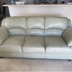 Leather Couch And Chair 