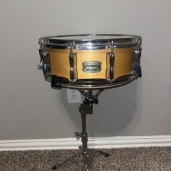 Yamaha all birch shell snare drum 