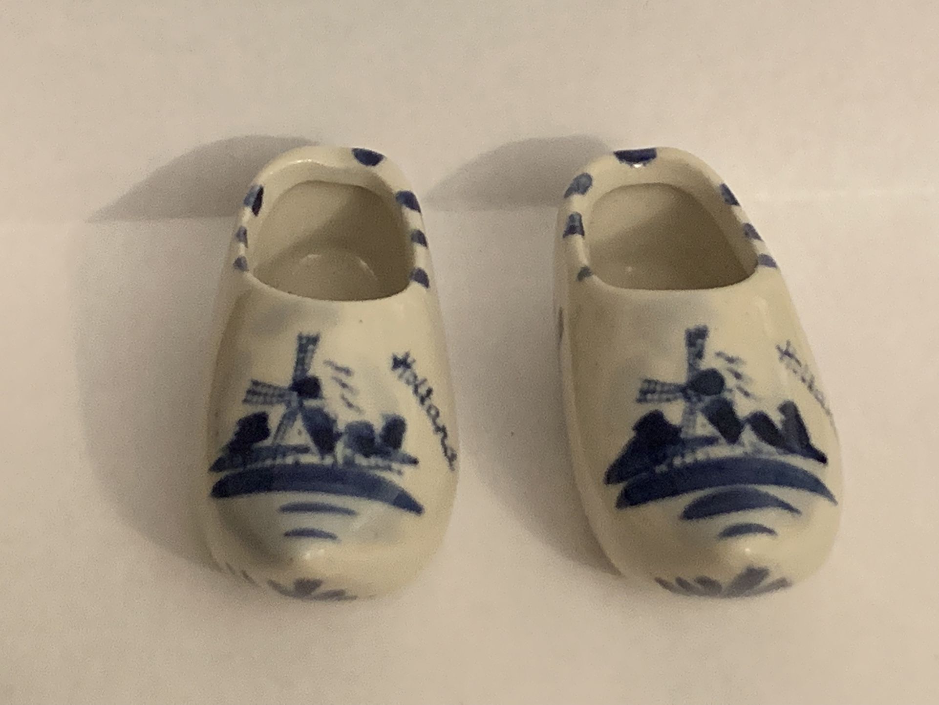 Vintage Delft Miniature Clog Ashtrays 