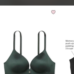Green Victoria’s Secret bra