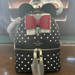 Kate Spade leather Minnie Mouse Backpack