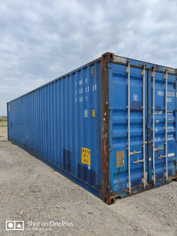 40ft High Cube Used Wind-Water Tight Shipping Containers For Sale 