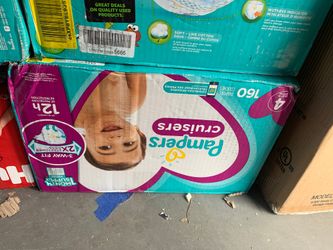 Pampers cruisers size 4 , 160 count