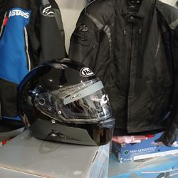 Combo Special Deal Motorcycle Helmet And Jacket $250 Brand New