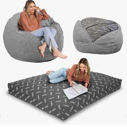 Corduroy’s Queen Size Bed In Beanbag Chair