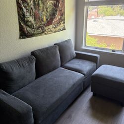 Dark Grey Couch Need Gone ASAP