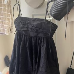 Black Fashion Nova Bubble Dress 