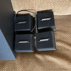 Bose Double Dual Cube Acoustimass Speakers