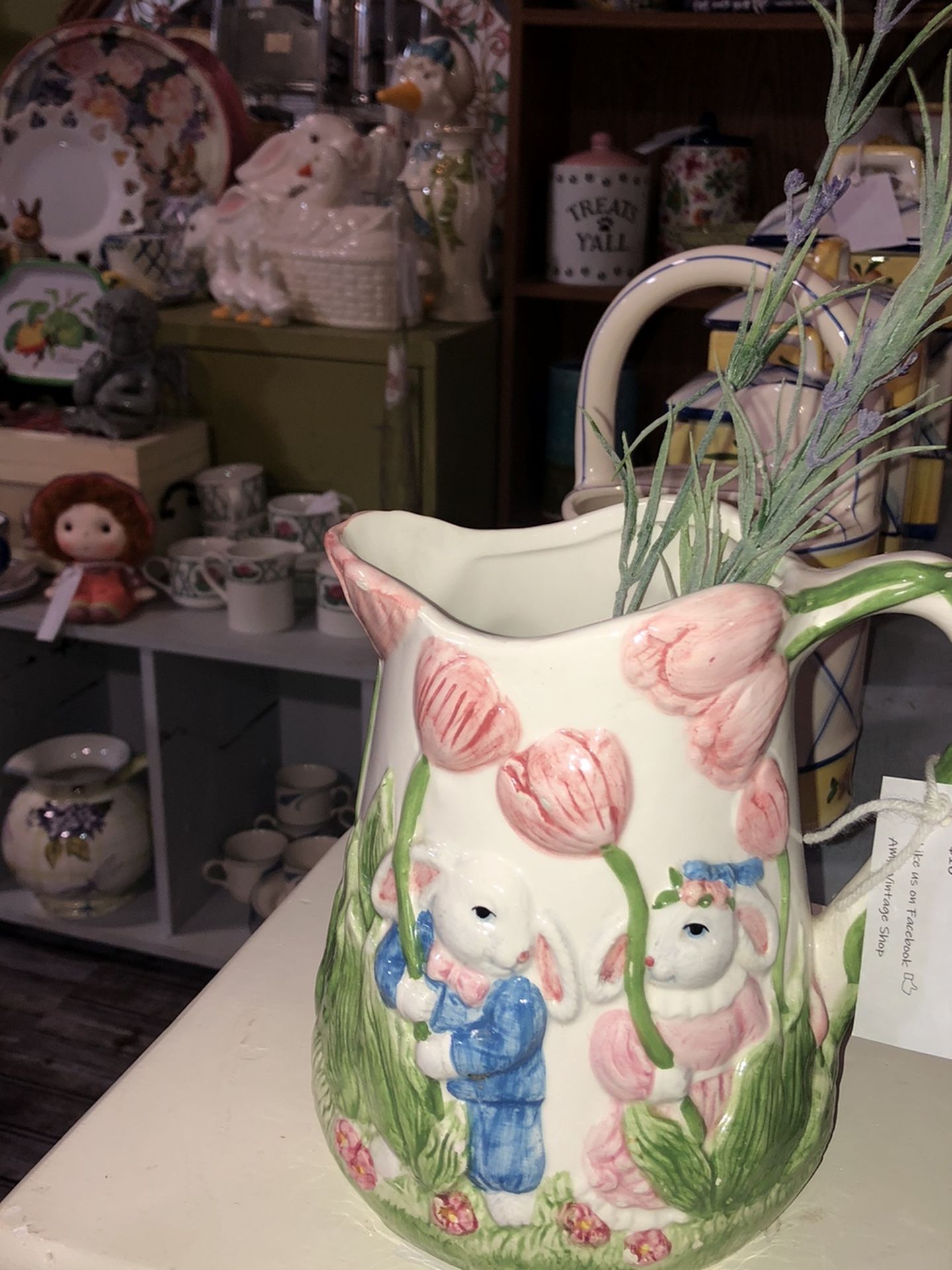 Easter Decorative Pitcher