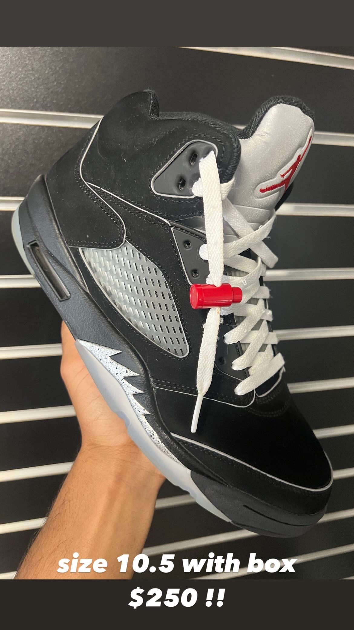 metallic jordan 5