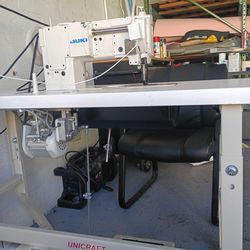Walking foot upholstery sewing machine