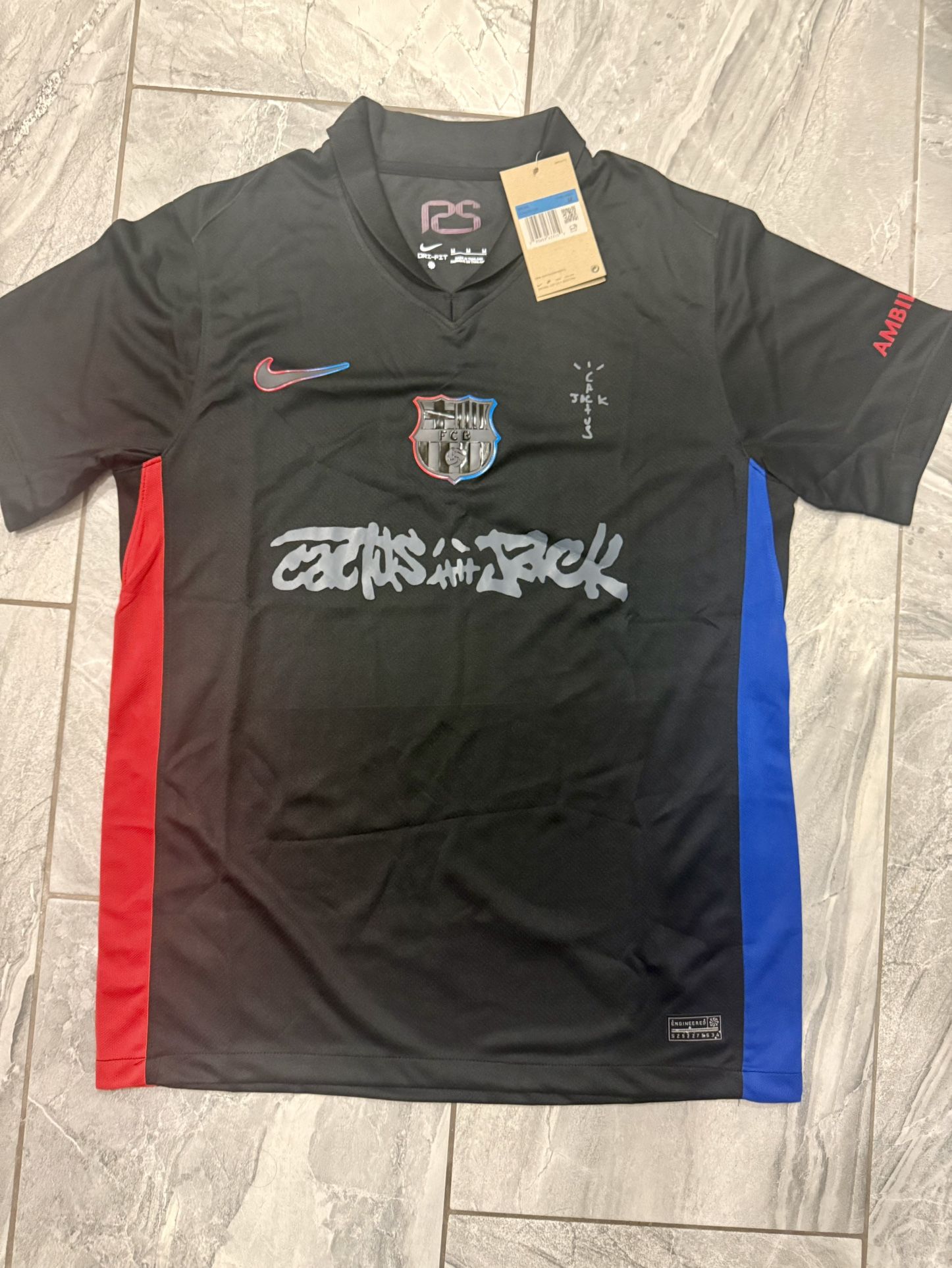 Travis Scott x Cactus Jack x Nike Barcelona jersey 