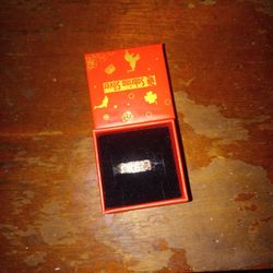 925 Silver Nugget Ring 9.5