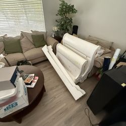 White Twin XL Bed Frame
