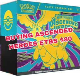 Buying Ascended Heroes Sealed Elite Trainer Boxes Pokemon Cards $80