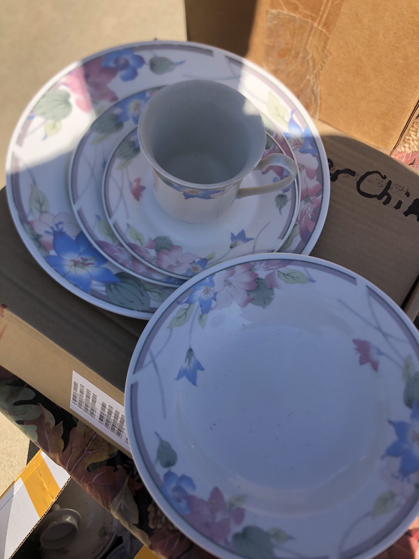 Pastel Floral Gibson China