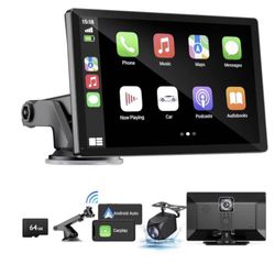 Carplay Android / Apple Auto Display w/ Dash Cam Rear Cam 64GB