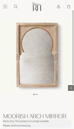 RH MIRROR MOORISH ARCH