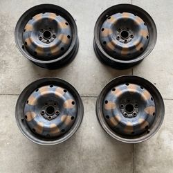 Four (4) Black Wheels 16”