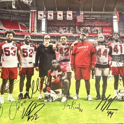 Autographed Arizona Cardinals Picture