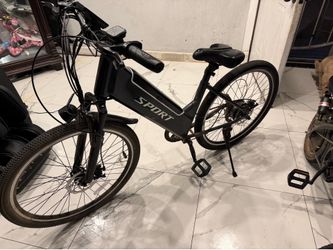 Electric bike, mountain, snow , city