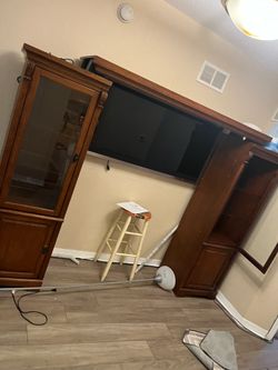 Near Mint Large Entertainment Center