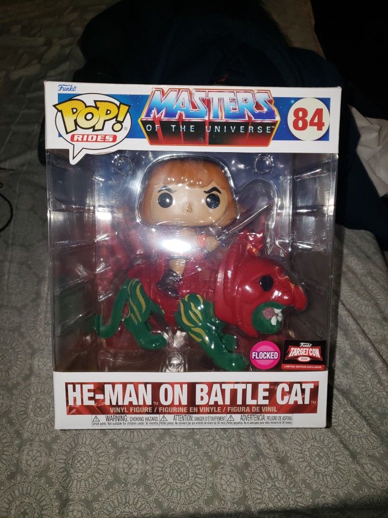 He-man Exclusive Funko Pop Flocked And Targetcon Limited Edition
