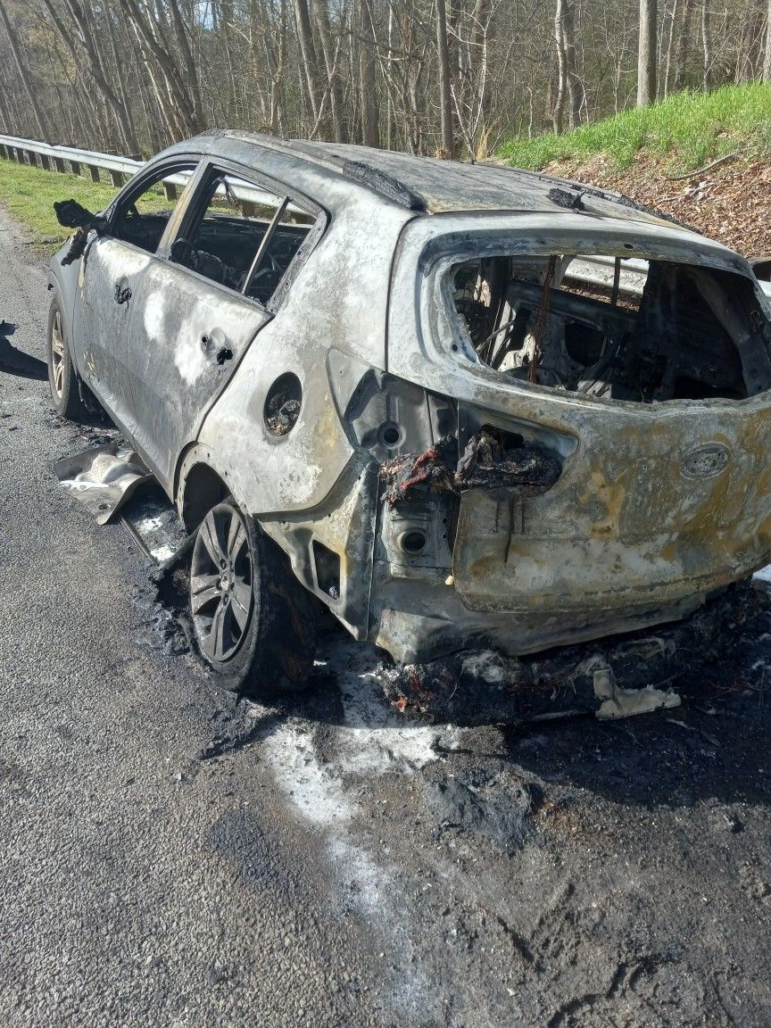 Car Burned Up