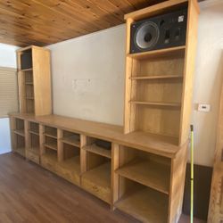 Massive Entertainment Shelving System