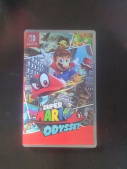 Nintendo switch game Mario Odyssey