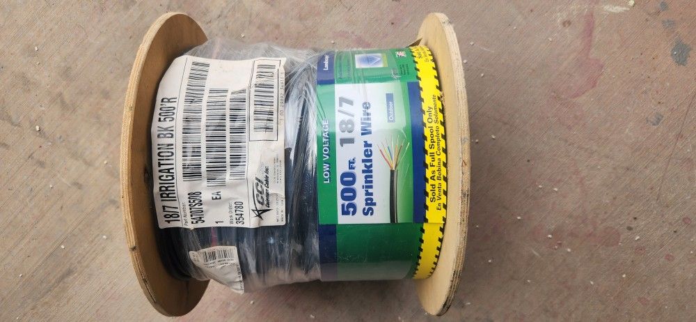 Sprinkler Wire 500 Ft